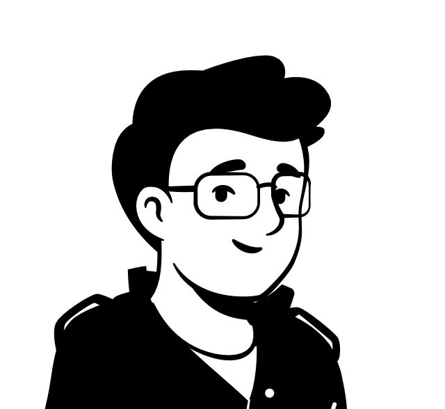 A Notion-styled avatar of me. Made with Drawkit.